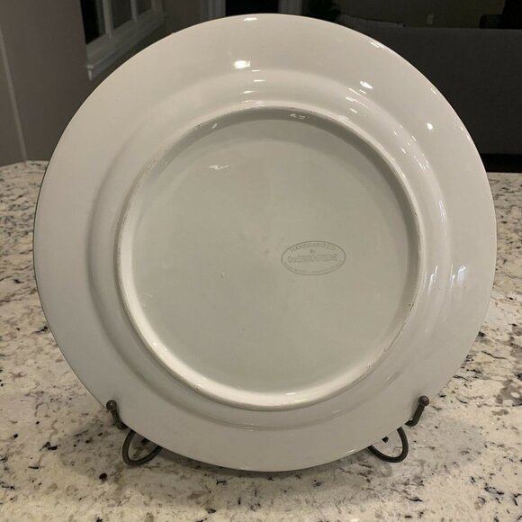 COOP Ceramiche Toscane Large 13.5" Deep Plate Platter Handpainted Italy Fruit - Picture 6 of 11